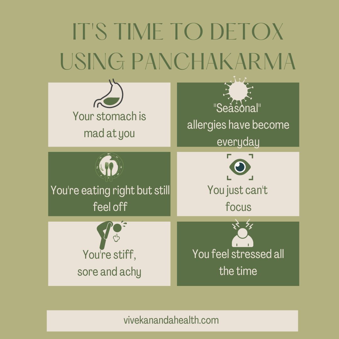 Detox using panchakarma