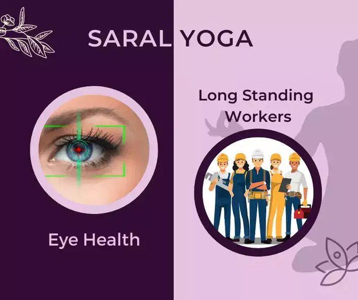 Saral Yoga for Eye Health and Long Standing Workers